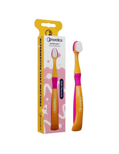 Nordics - Väga pehmete harjastega hambahari lastele Purple Mermaid (vanusele 3+ eluaastat)