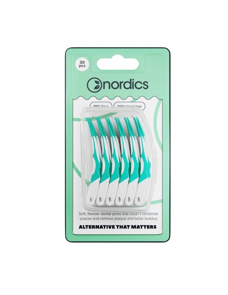 Nordics - Silikoonist hambavaheharjad 30tk