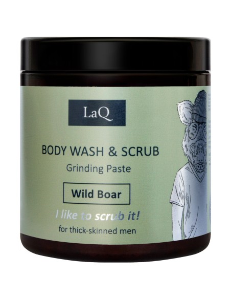 LaQ - Meeste tahke dušigeel-suhkrukoorija "Extremely Wild Boar", 220g