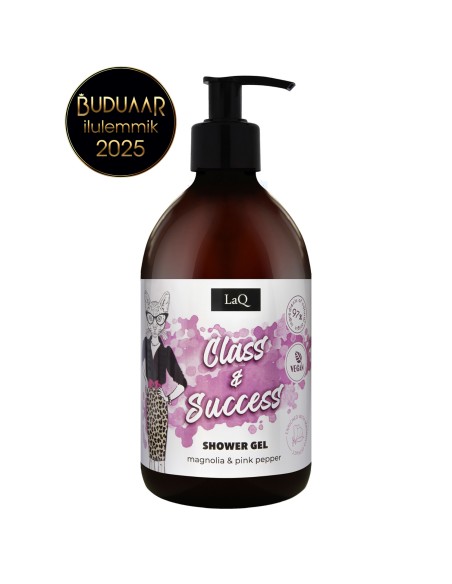 LaQ - Dušigeel naistele "CLASS&SUCCESS Magnolia & Pink Pepper" 500ml