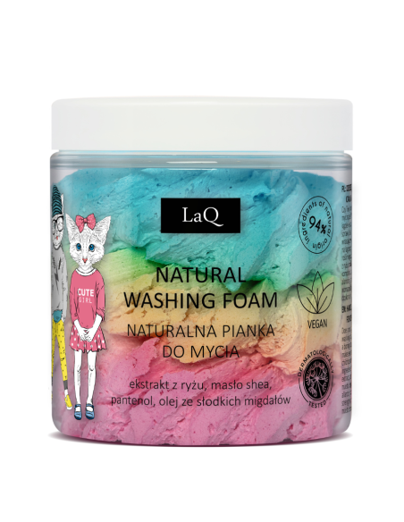 LaQ - Käte- ja kehapesuvaht lastele "Bubble Gum" 100ml