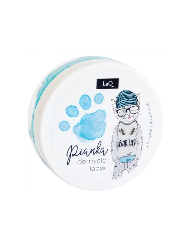 LaQ - Tahke dušigeel-vaht lastele "Natural" sinine 20g