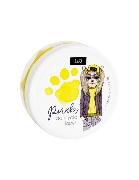 LaQ - Tahke dušigeel-vaht lastele "Natural" kollane 20g