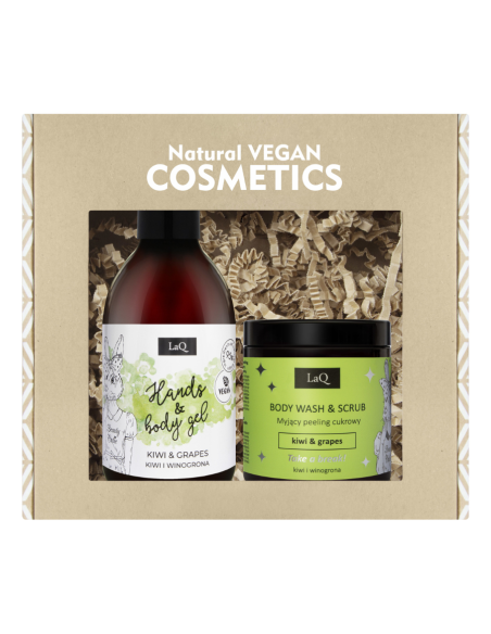 LaQ - Kinkekomplekt naistele "Kiwi & Grapes Olemise Kergus"