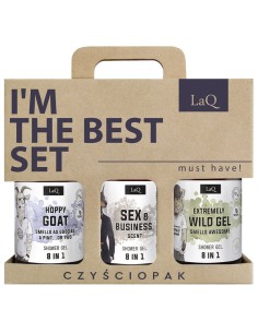 LaQ - Kinkekomplekt dušigeelid meestele "Bright Side"