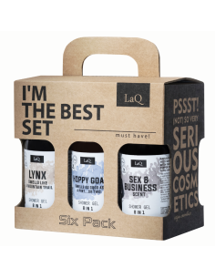 LaQ - Kinkekomplekt mini dušigeelid meestele "Lucky Men"