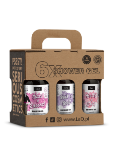 LaQ - Kinkekomplekt mini dušigeelid naistele "Lucky Woman"