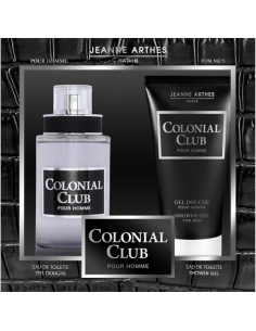 Jeanne Arthes - Kinkekomplekt meestele "Colonial Club" tualettvesi 100ml+dušigeel 150ml