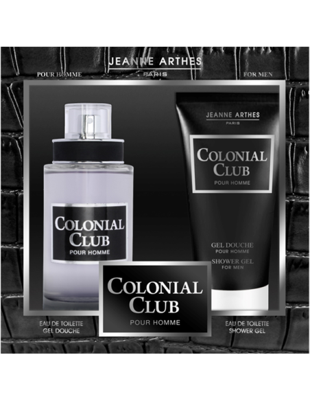 Jeanne Arthes - Kinkekomplekt meestele "Colonial Club" tualettvesi 100ml+dušigeel 150ml