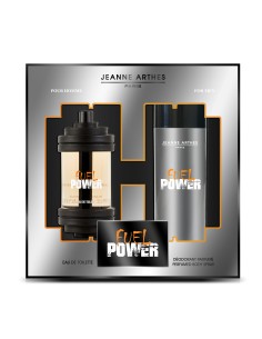 Jeanne Arthes - Kinkekomplekt meestele "Fuel Power" tualettvesi + deodorant