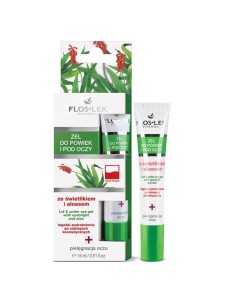 Floslek - Silmakreem-geel&nbsp;hariliku silmarohu ja aaloega 15ml