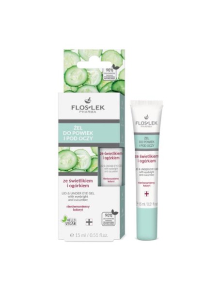 Floslek - Silmakreem-geel&nbsp;hariliku silmarohu ja kurgi 15ml