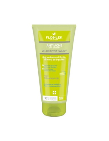 Floslek - 24H antibakteriaalne näopesugeel rasusele ja aknega nahale, 200ml