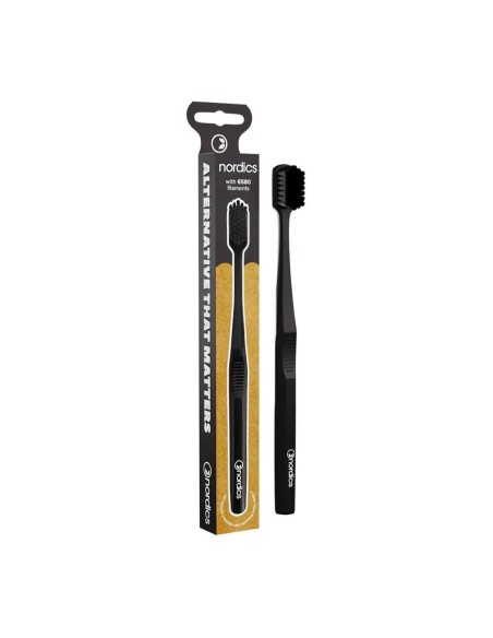 Nordics - Ülipehmete harjastega hambahari BLACK