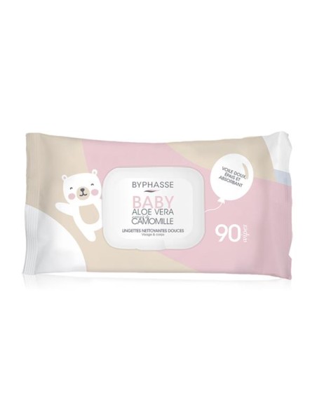 Byphasse - Beebisalvrätikud aaloe ja kummeliga "Baby" 90tk