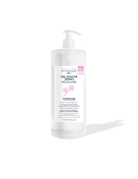 Byphasse - Dušigeel Dermo mitsellaarne "TOPIPHASSE" väga kuivale nahale 1L