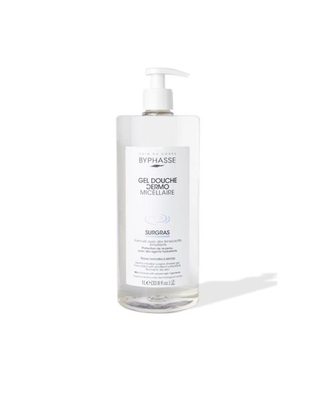 Byphasse - Dušigeel Dermo mitsellaarne "SURGRAS" normaalsele ja kuivale nahale 1L