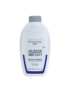 Byphasse - Dušigeel-šampoon 2in1 "Groovy Paradise Blue" meestele 600ml