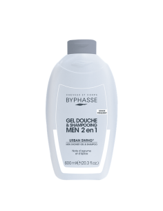 Byphasse - Dušigeel-šampoon 2in1 "Urban Swing White" meestele 600ml