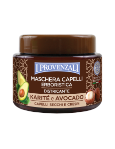 I Provenzali - Sheavõi ja avokaado juuksemask kuivadele ja pusas juustele, 200ml