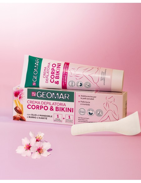 Geomar - Depileeriv keha- ja bikiinikreem mandliõli ja sheavõiga 150ml