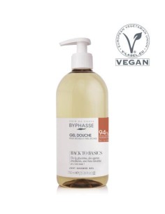 Byphasse - Dušigeel "Back to Basics" kuivale nahale pumbaga 750ml