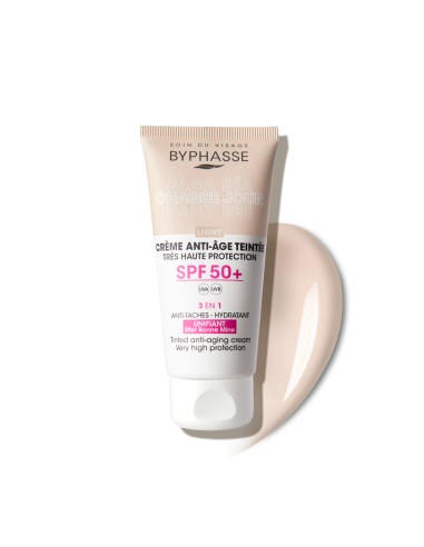 Byphasse - Tooniv vananemisvastane näokreem SPF 50+ Light 3in1, 50ml