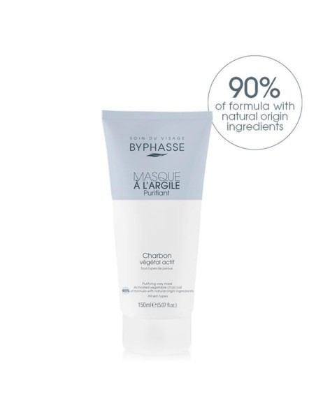 Byphasse - Sügavpuhastav näomask aktiivsöe ja saviga kõikidele nahatüüpidele, 150ml