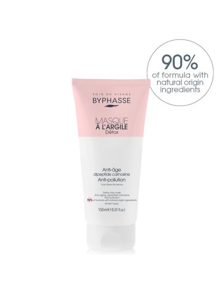 Byphasse - Detox näomask saviga kõikidele nahatüüpidele, "Pink" 150ml