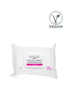Byphasse - Meigieemaldussalvrätikud mitsellaarveega tundlikule nahale 25tk