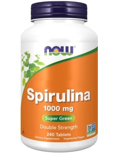 NOW Foods - Spirulina 1000mg, 240 kapslit