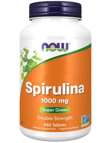 NOW Foods - Spirulina 1000mg, 240 kapslit
