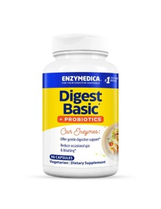Enzymedica - Digest Basic + Probiotics, Seedeensüümid probiootikumidega 90 kapslit