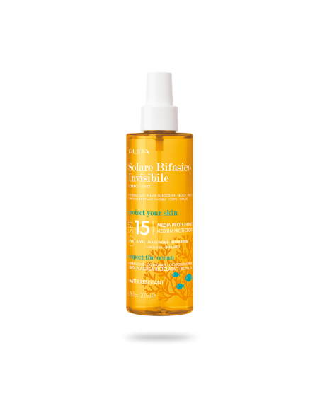 Pupa Invisible Two-Phase SPF 15 päevitussprei 200 ml