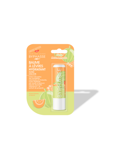 Byphasse - Huulepalsam melonilõhnaline taruvaiguga 4,8g