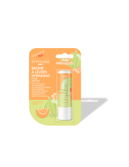 Byphasse - Huulepalsam melonilõhnaline taruvaiguga 4,8g