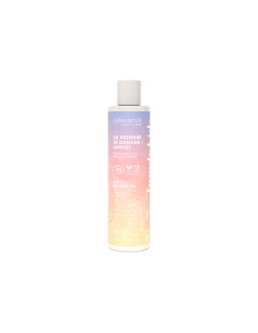 Alphanova Kids - Orgaaniline nahka niisutav mandliõli ja kummeliekstraktiga virsikulõhnaline šampoon-dušigeel lastele, 250 ml