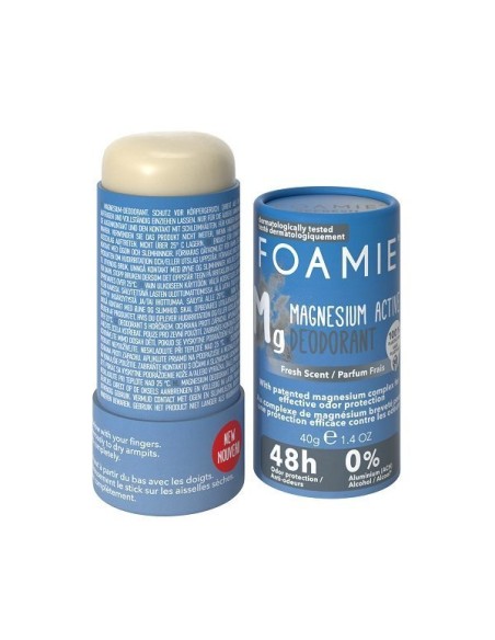 Foamie - Tahke värske lõhnaga magneesiumiga deodorant meestele, 40 gr