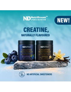 NutriDream - Kreatiin monohüdraat, mustikamaitseline 300g 2