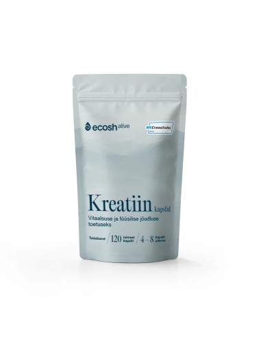 Ecosh Life - Kreatiin kapslid - aktiivsele eluviisile 120 kapslit