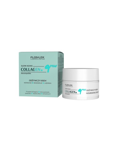 Floslek Collagen 9 niisutav vananemisvastane näokreem, 50 ml