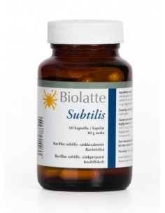 Biolatte Subtilis kapslid 60tk 30g 2
