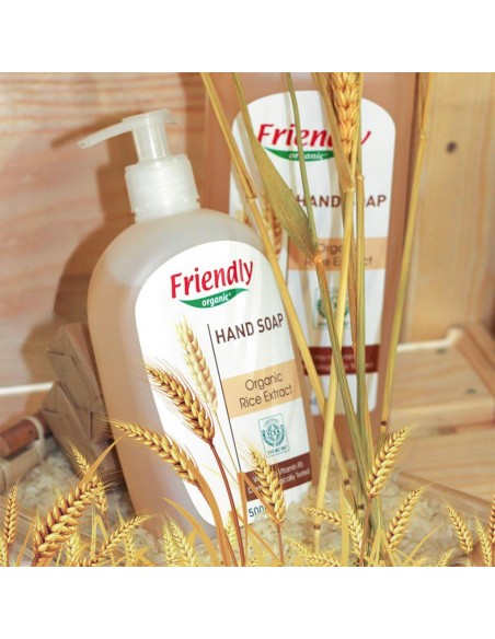 Friendly Organic - Vedelseep riisikliiekstraktiga 500ml
