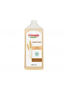 Friendly Organic - Riisiekstraktiga vedelseebi täitepudel 1000ml